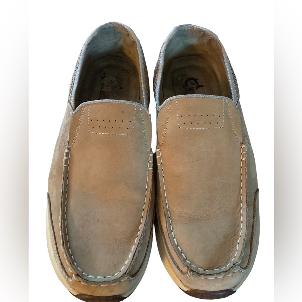 World Wide Sportsman Slip On Boat Deck Shoes Nuback Leather Men’s Size 12